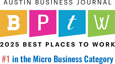Austin Business Journal's 2025 Best Place to Work award badge