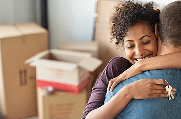 Couple Moving Into New House