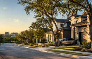 Best neighborhoods for Tesla employees in Austin featuring modern homes in Southeast Austin near Tesla Gigafactory Texas.